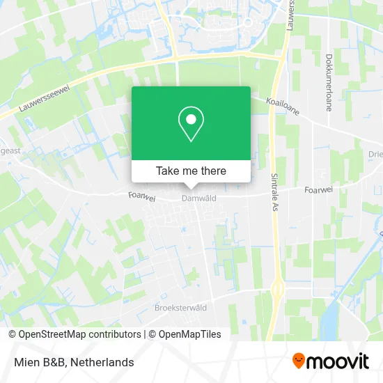 Mien B&B map