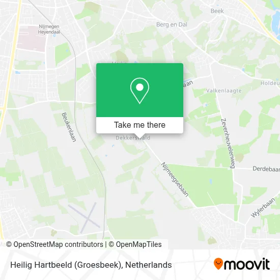 Heilig Hartbeeld (Groesbeek) map