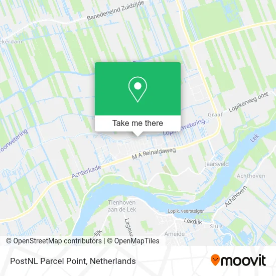 Postnl Pakketpunt map