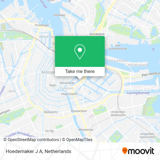 Hoedemaker J A map