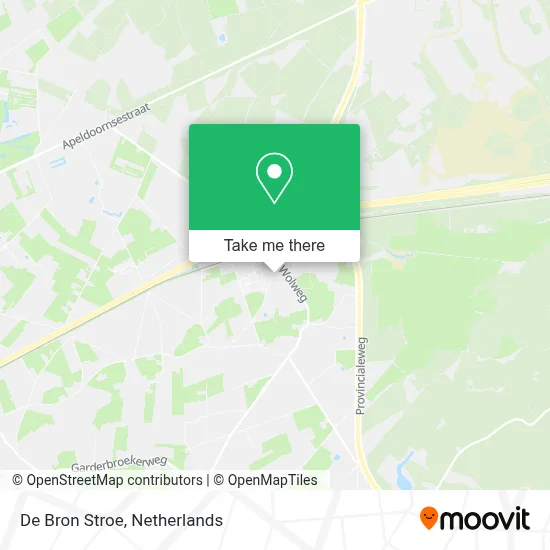 De Bron Stroe map