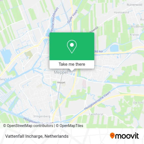 Vattenfall Incharge map