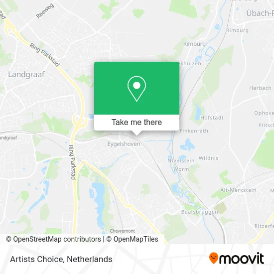 Artists Choice map