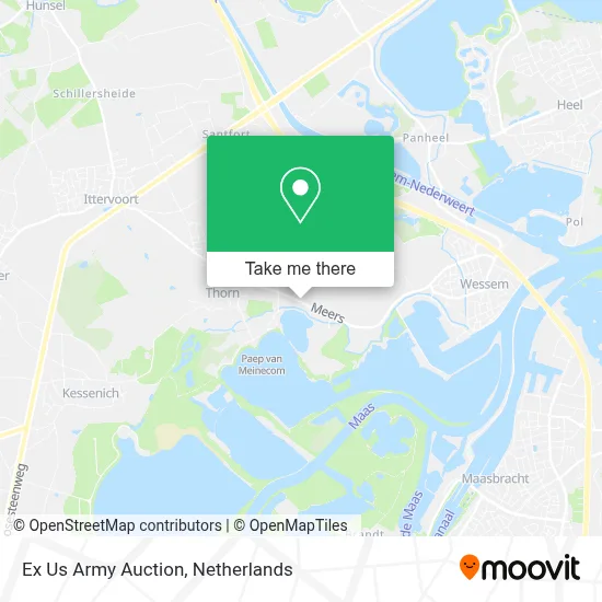 Ex Us Army Auction map