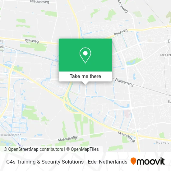 G4s Training & Security Solutions - Ede map
