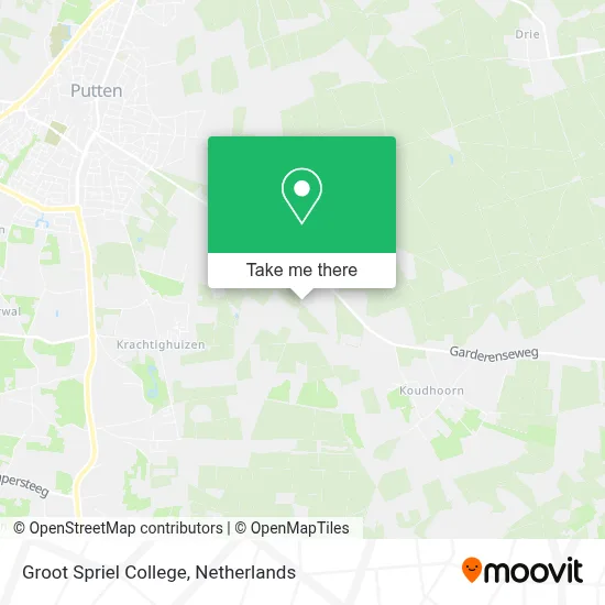 Groot Spriel College map