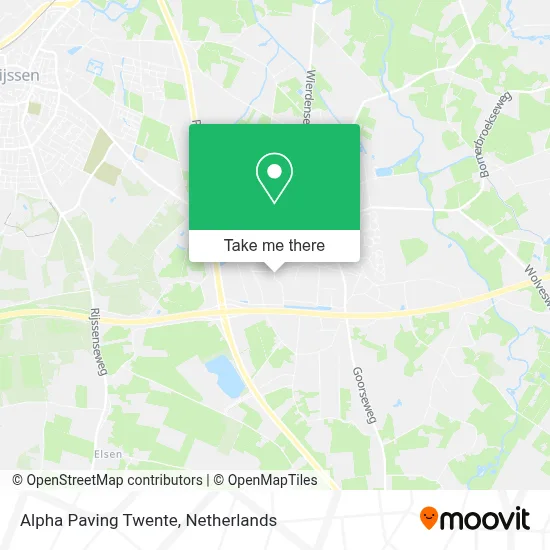 Alpha Paving Twente map