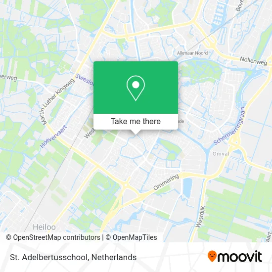 St. Adelbertusschool map