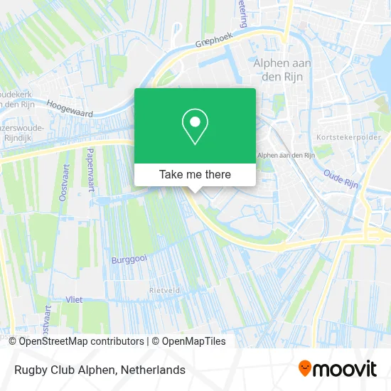 Rugby Club Alphen map