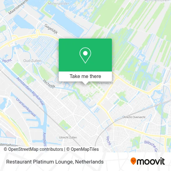 Restaurant Platinum Lounge map