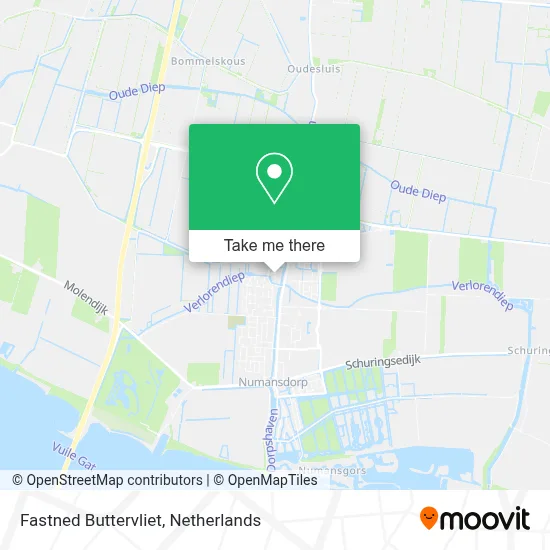 Fastned Buttervliet Karte