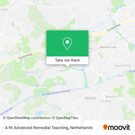 A-Rt Advanced Remedial Teaching map