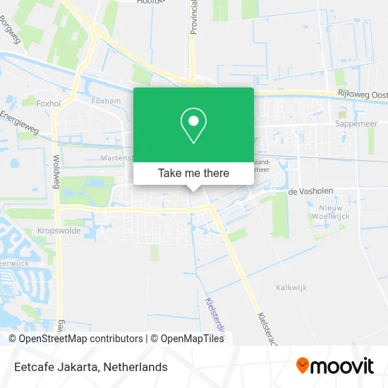 Eetcafe Jakarta map