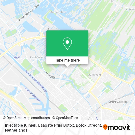 Injectable Kliniek, Laagste Prijs Botox, Botox Utrecht map