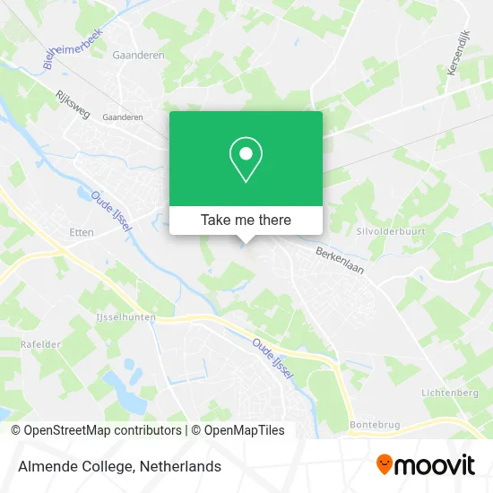 Almende College map