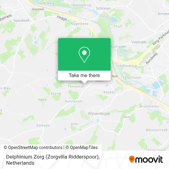Delphinium Zorg (Zorgvilla Ridderspoor) map
