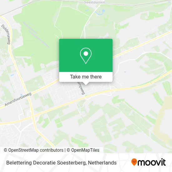 Belettering Decoratie Soesterberg map