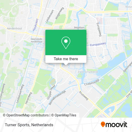 Turner Sports map