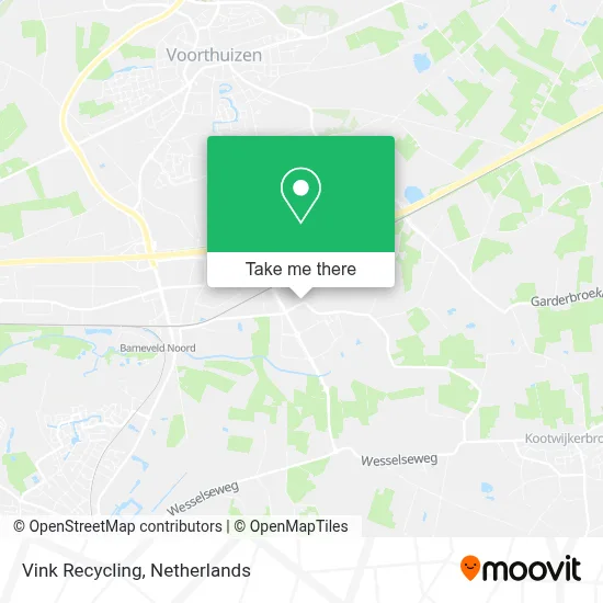 Vink Recycling map