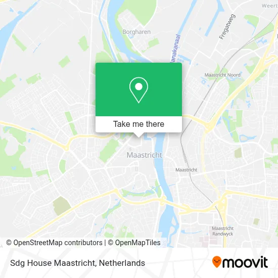 Sdg House Maastricht map