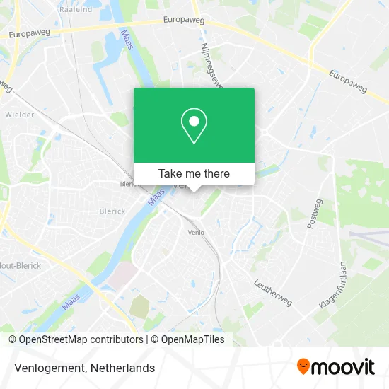 Venlogement map