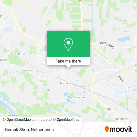 Gemak Shop map