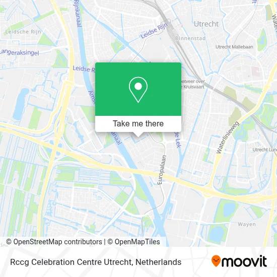 Rccg Celebration Centre Utrecht map