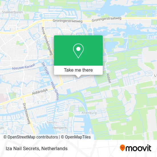 Iza Nail Secrets map