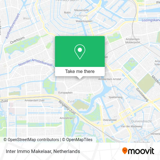 Inter Immo Makelaar map
