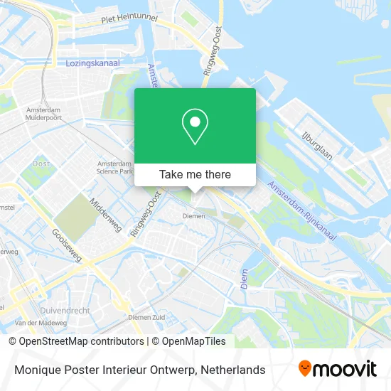 Monique Poster Interieur Ontwerp map