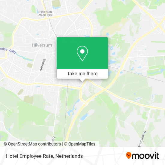 Hotel Employee Rate map