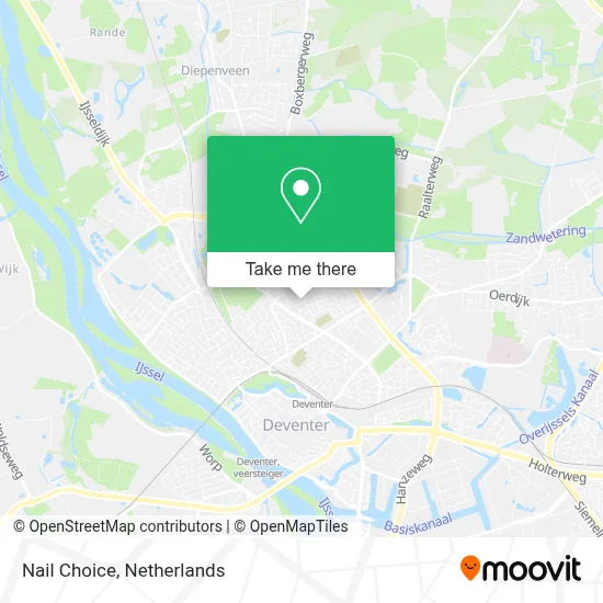 Nail Choice map