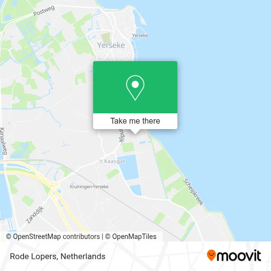 Rode Lopers map