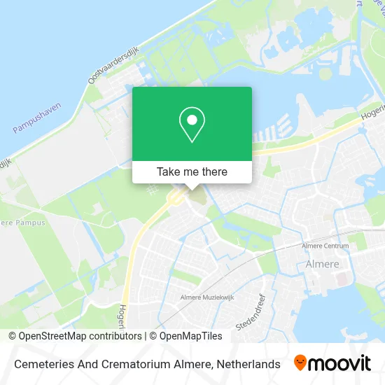 Cemeteries And Crematorium Almere map
