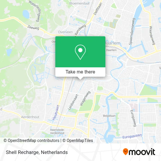 Shell Recharge map