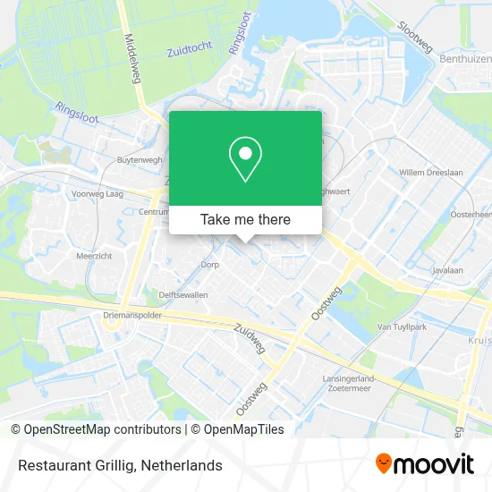 Restaurant Grillig map
