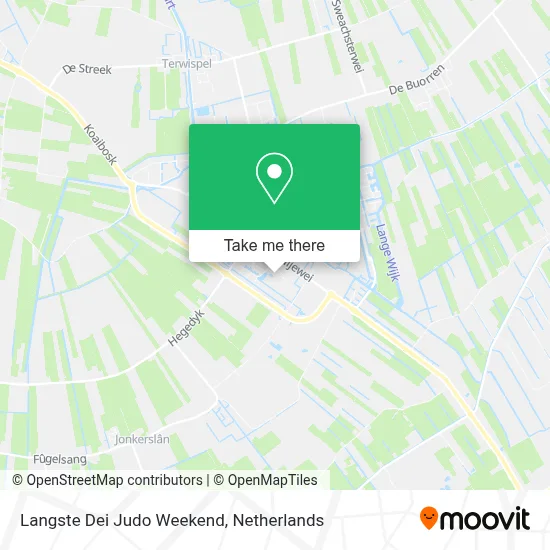 Langste Dei Judo Weekend map