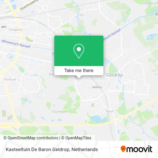 Kasteeltuin De Baron Geldrop map