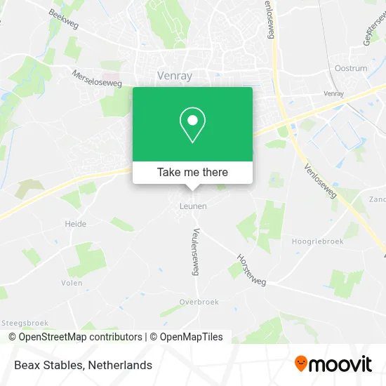 Beax Stables map