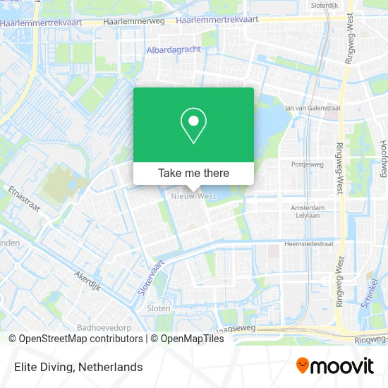 Elite Diving map