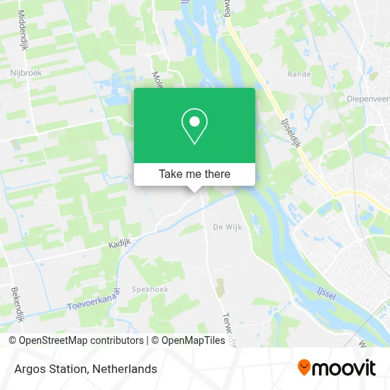Argos Station map