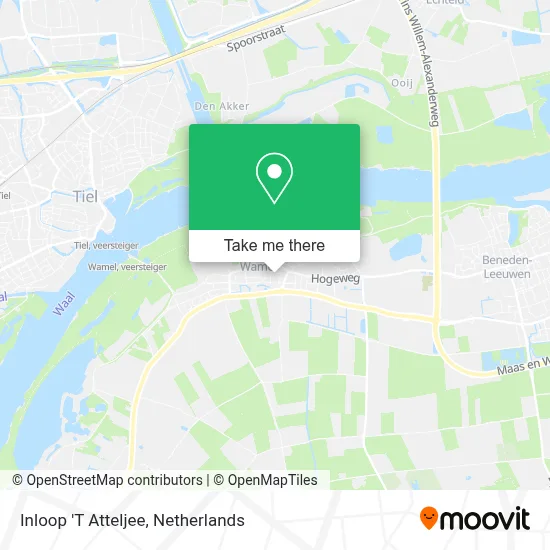 Inloop 'T Atteljee map