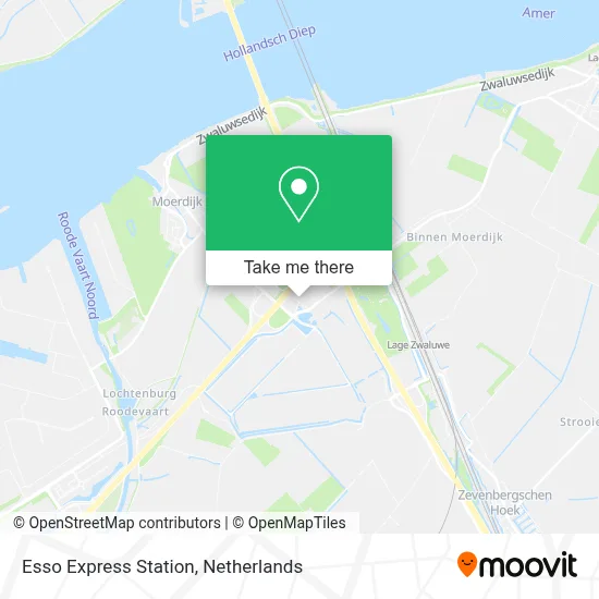 Esso Express Station map