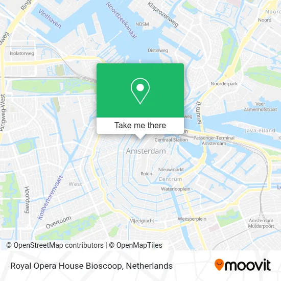 Royal Opera House Bioscoop map