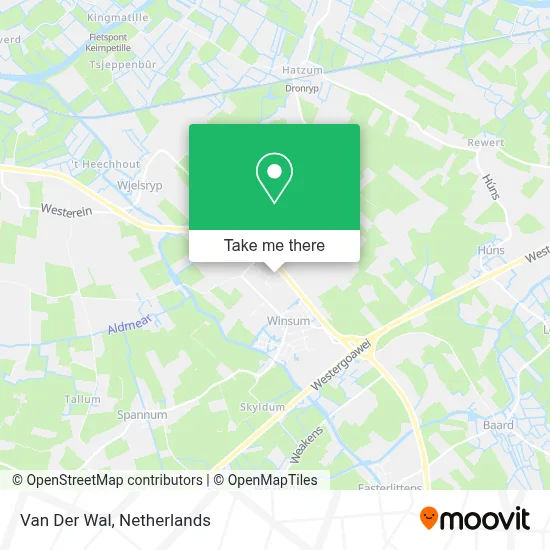 Van Der Wal map