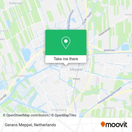Gerans Meppel map