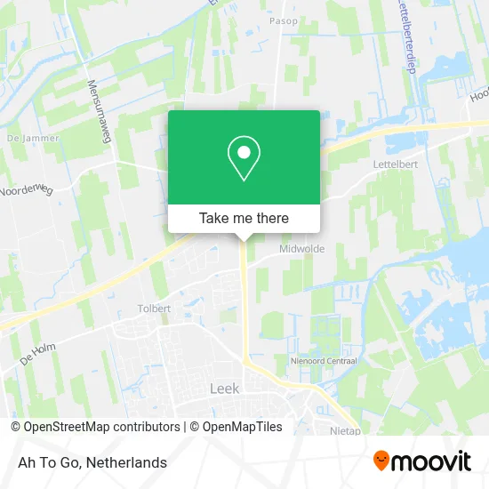 Ah To Go map