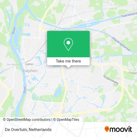 De Overtuin Karte