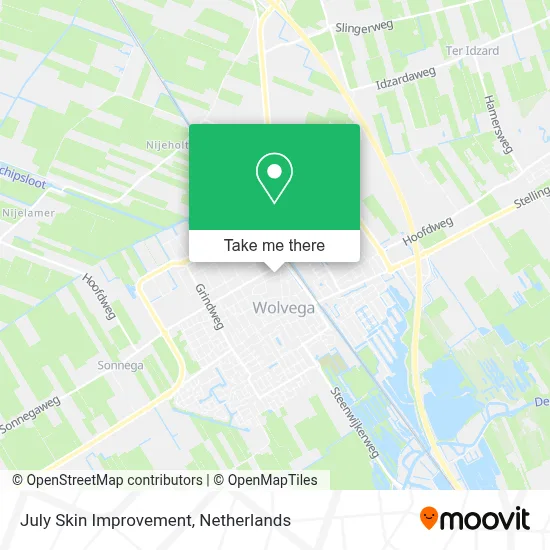July Skin Improvement map