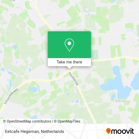 Eetcafe Hegeman map
